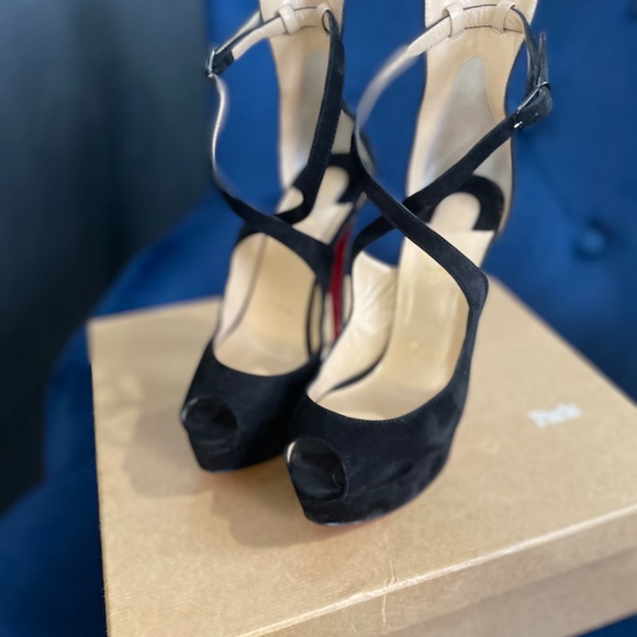 Christian Louboutin Marlenalta 150 Veau Velours - Picture 9 of 14